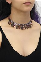 Necklace Ayala Bar Woman Rosy Clay in Metal Alloy Cristallo R3603 - R3603
